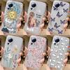 For Xiaomi 13 Lite Case Flowers Cartoon Shockproof TPU Bumper Silicone Soft Phone Cover For Xiaomi 13Lite Xiaomi13 Lite Funda