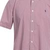 Polo Ralph Lauren SS25 Camicia a Maniche Corte a Quadretti Fini Ricamo Logo Cavallino Piccolo Uomo camicie 710764395-001
