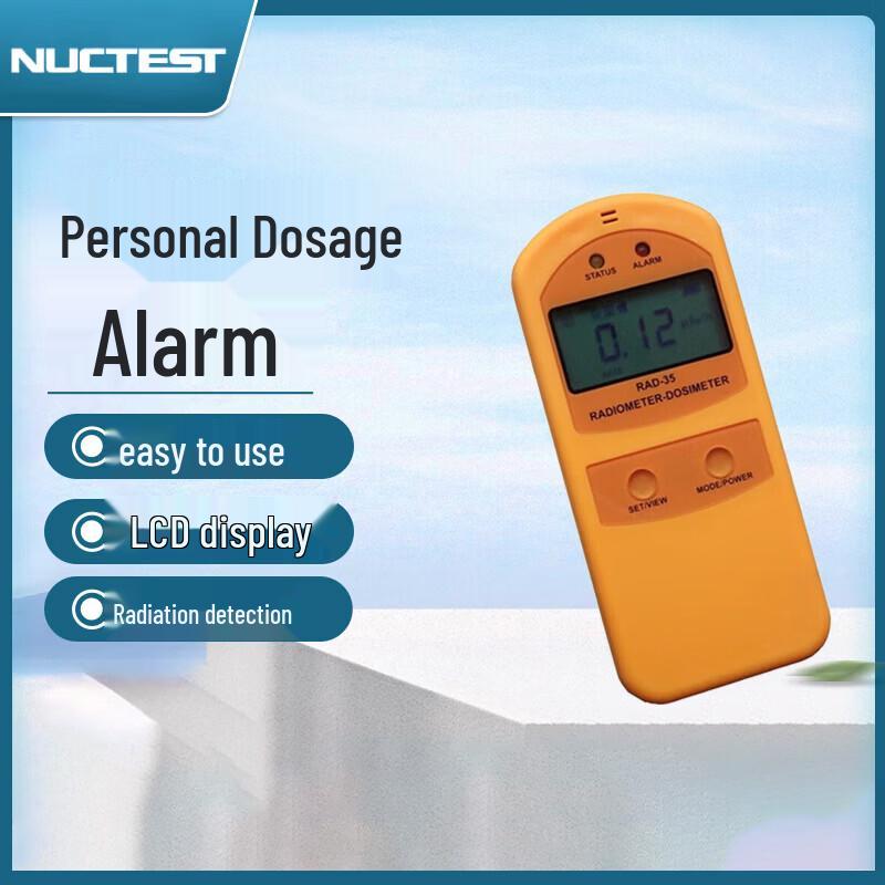 

NUCTEST RAD-35 Personal Nuclear Radiation Detector
