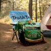 Trash Truck Theme Printed Blanket - Perfect for Couch, Bed, Travel & Outdoor Use | Machine Washable, Cozy & Durable.