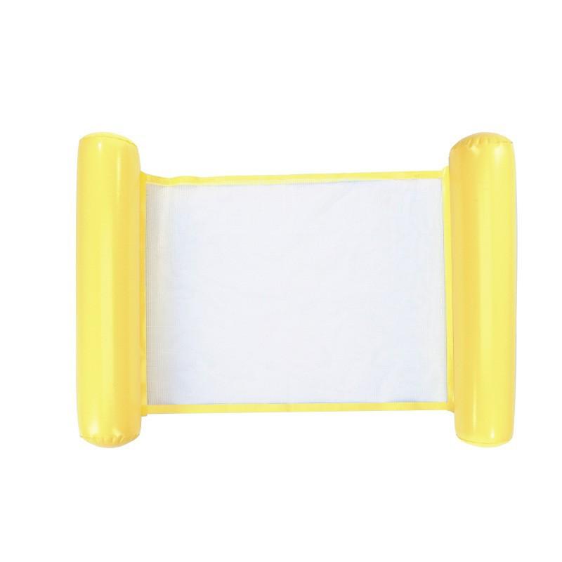

Портативная складная спинка, плавающая кровать, надувной гамак из ПВХ, диван, водный шезлонг, бассейн, плавающий шезлонг, релаксационное кресло жёлтый