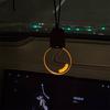 Car interior decoration with high-end feel, atmosphere light, night light, creative light bulb pendant Accessories