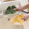 Suction Cup Sink Drain Basket Household Fruit Washing Filter Basket Kitchen Triangular Corner Rack Sink Strainer For Food Waste