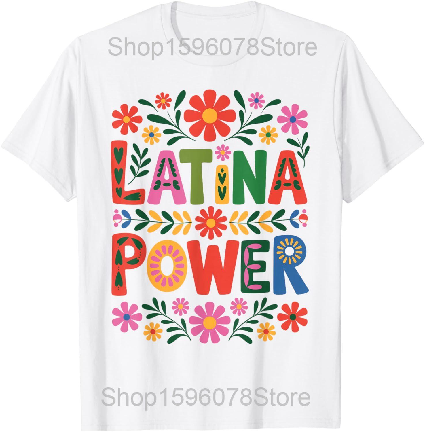 Смешные Латиноамериканки Милые Буквы Текст Латинские Футболки Мужские Женские Чистый Хлопок Юмор Уличная Одежда Футболка Короткий Рукав Унисекс Свободная Одежда S