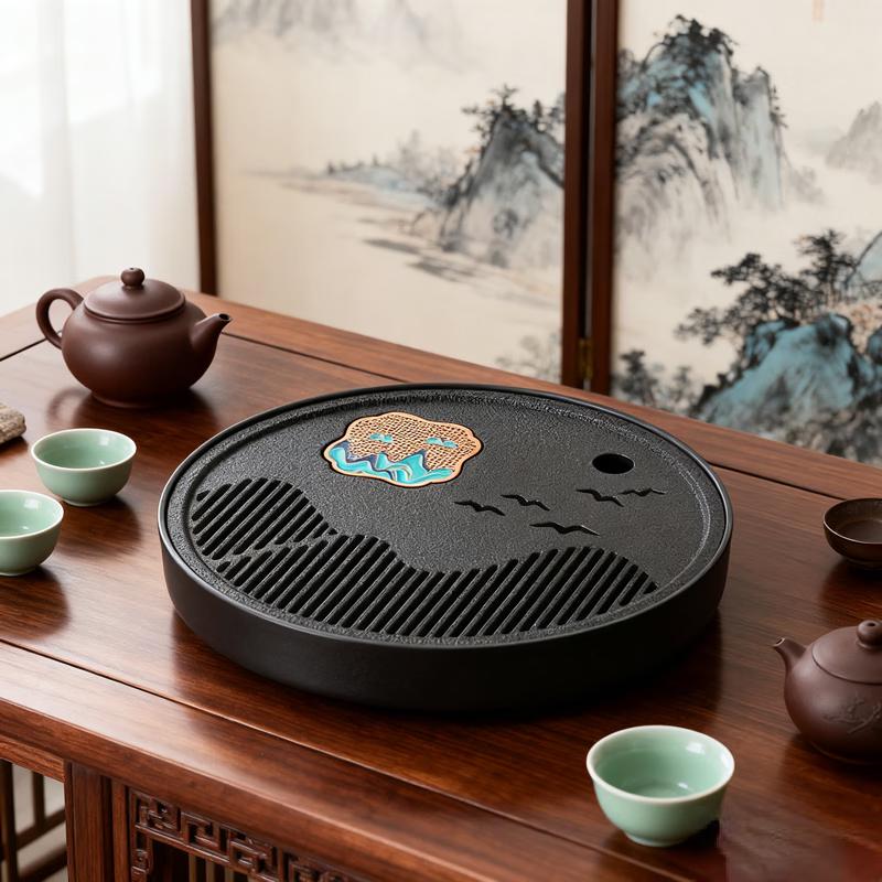 Round Water Storage Kung Fu Tea Tray