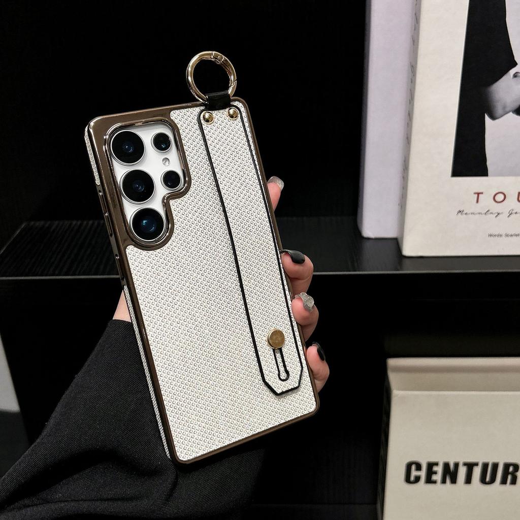 Glitter Wristband Stand Mobile Phone Case Suitable for Samsung S25ultra Protective Case Galaxy S24plus23 Case