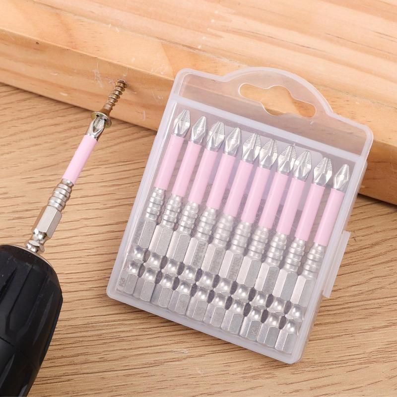 Strong Magnetic Impact Bit Anti-Slip Long Screwdriver Drill Hex Shank Cross Impact Driver Bit Electric Phillips Screwdriver Tips