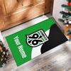 Hannover 96 Printed Crystal Velvet Rug Non‑Slip Crystal Velvet Carpet For Sofa Bedroom Indoor Home Decoration