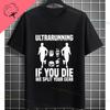 Unisex Funny Ultra Marathon Runner Graphic Tshirt Its How Fast You Run Slogan Pure Cotton Short Sleeve Sports Tshirt