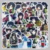 Giyu Tomioka Demon Slayer Water Hashira Stickers 50 Pcs Waterproof Anime Decals For Phone Laptop Journal Stationery Anime Lovers
