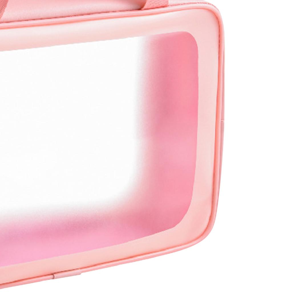 Transparent Makeup Bag Large Capacity PVC Waterproof Portable Toiletry Bag for Travel