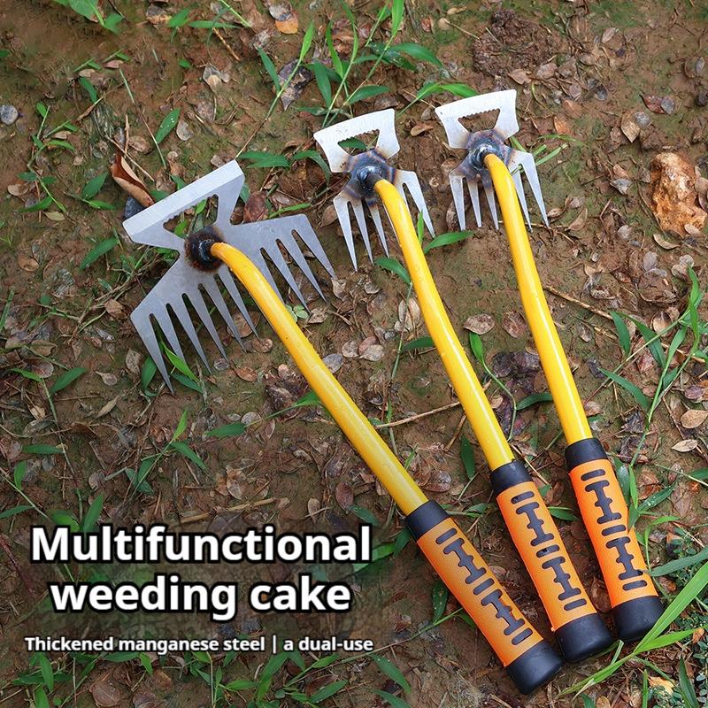 2-In-1 Gardening Hand Weeder Tool Puller Shovel Hand Weed Remover 4/5/6/11 Tooth For Garden Lawn Yard Hand Gardening Loose Soil