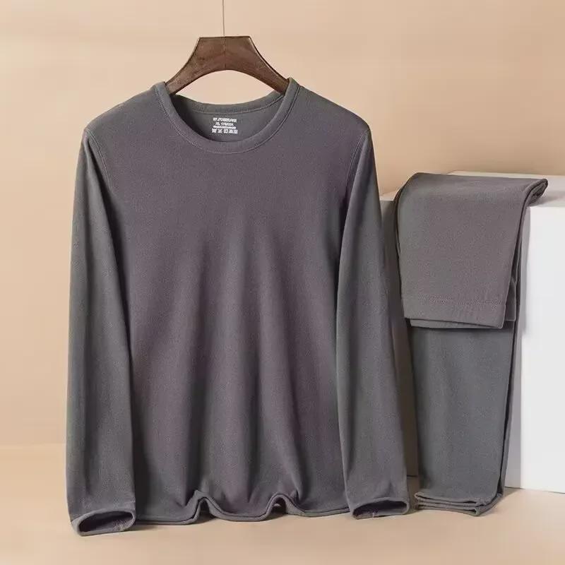 Delong Men's Thermal Underwear Set - Antibacterial, Warm Autumn & Winter Base Layer