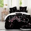 Eiffel Tower Print Washable Microfiber Bedding Set Soft Comfortable Duvet Cover For Bedroom1*Duvet Cover +2*Pillowcase