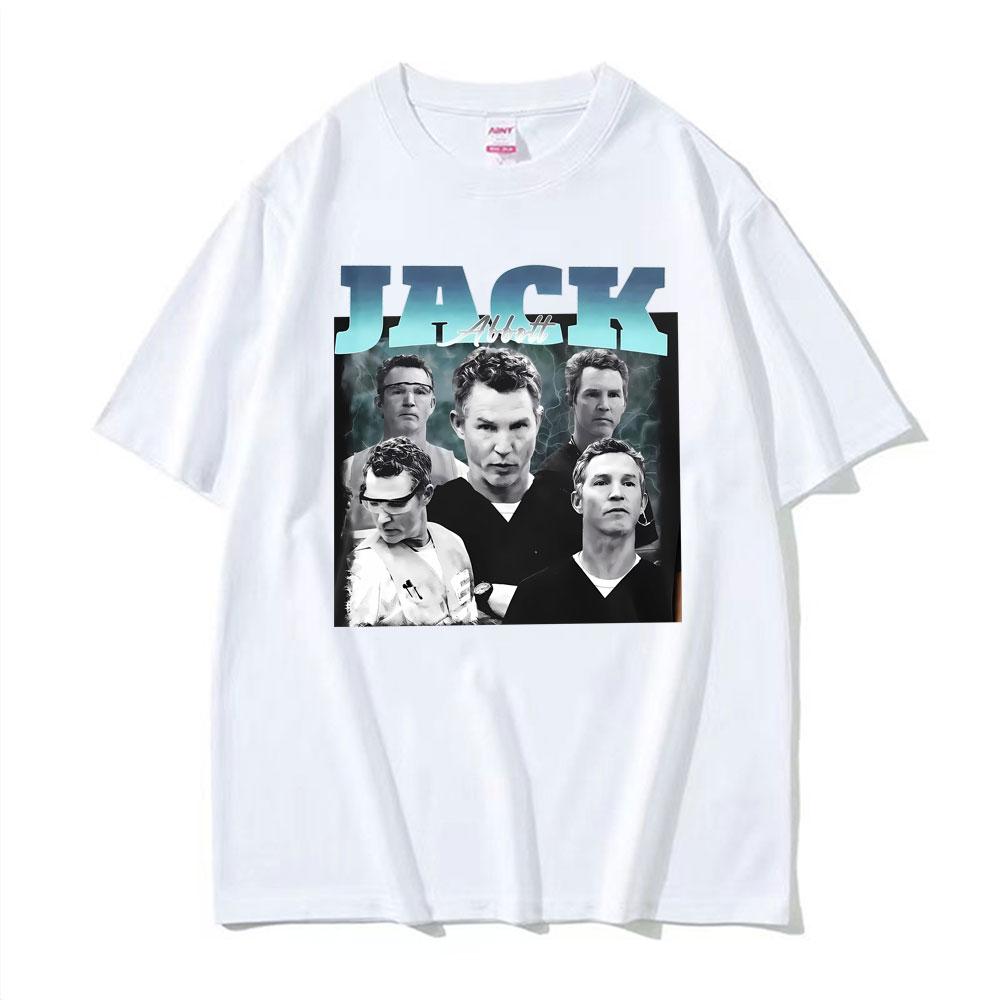Dr Jack Abbott Vintage Unisex Graphic Tshirts Unisex Women Summer Fashion Style Classic T Shirt Cotton ONeck Loose Tee Shirt