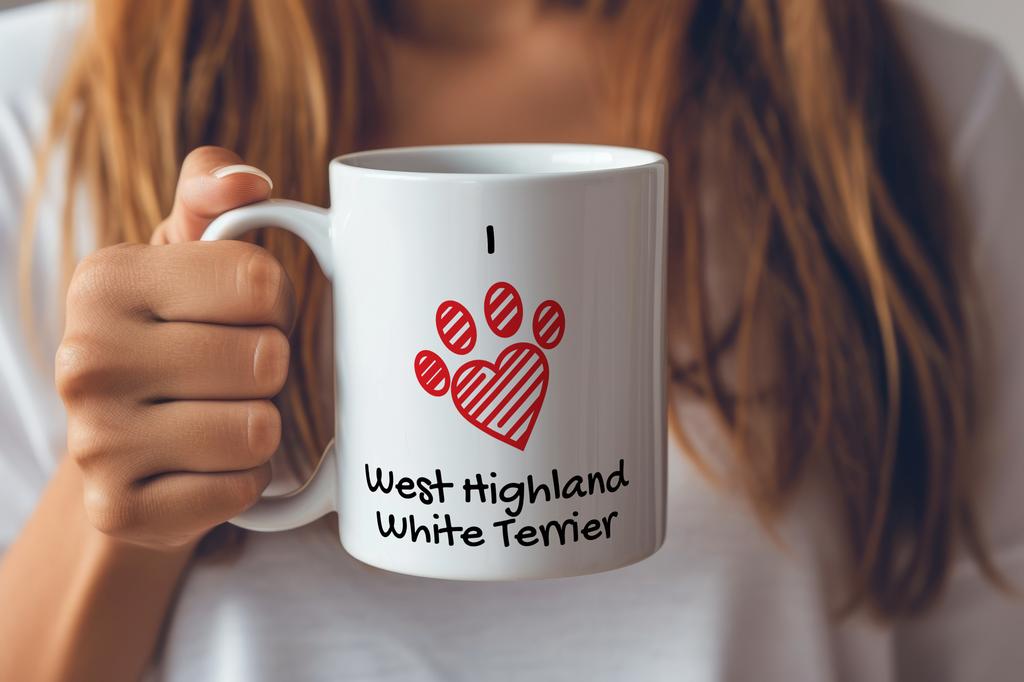 West Highland White Terrier, Westie, Westy - Tasse mit Hund, süße Tasse mit Grafik, ein Geschenk mit Ihrem Foto von der Marke Art-Dog