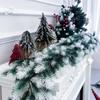 1.8m Artificial Plastic Christmas Vine Garland With Pine Needles Foxtail Tips Holiday Decor Home Party Halloween