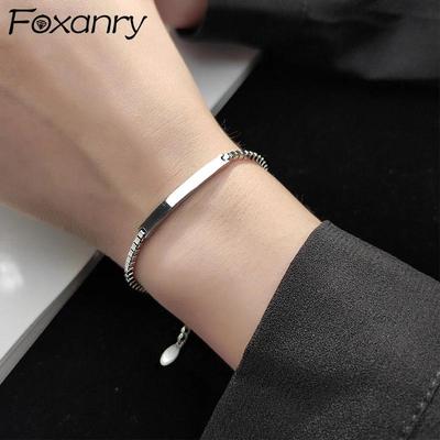 Bracelet INS Fashion Couples Accessories Simple Charm Splicing Chain Glossy Geometric Party Jewelry