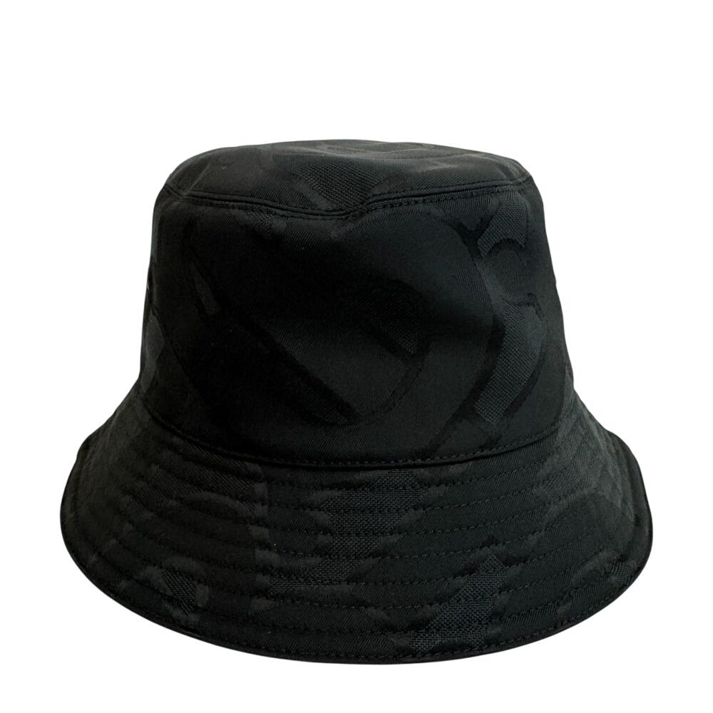 Burberry Bucket Hat Monogram Nylon Other Hats Black Nylon Used
