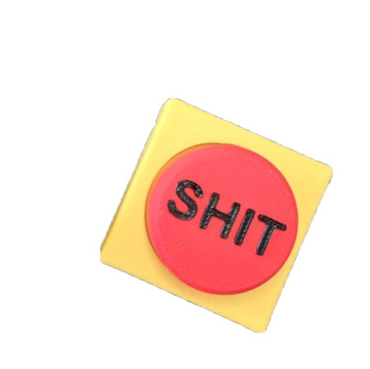 

Стильный брелок-кликер для взрослых, напечатанный на 3D-принтере One Size