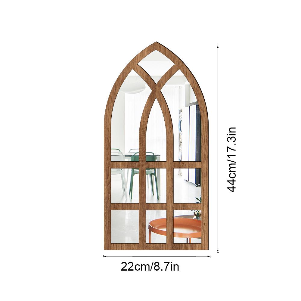 3D Vindusbue Akryl Speilklistremerke - Selvklebende Treveggdekor