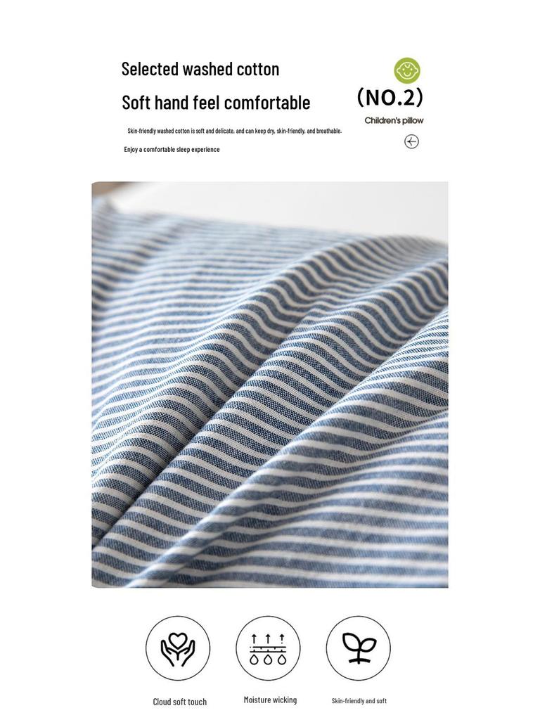 Washable Cotton Buckwheat Neck Support Pillow for Student Dorms - Removable and Washable