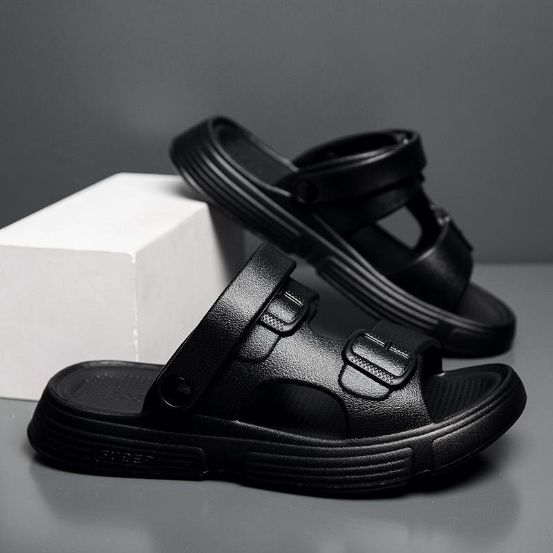 One-word drag summer new flat-bottomed casual sandals 40-41