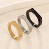 Men Women Ring Stainless Steel Ring Plain Band Ring,Statement Chunky Ring Band Thumb Ring