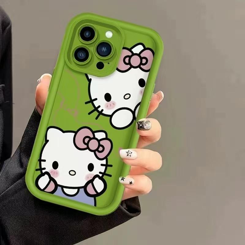 Cute Hello Kitty for Apple 16 mobile phone case iPhone15promax anti-drop soft case 13 new 17 cartoon