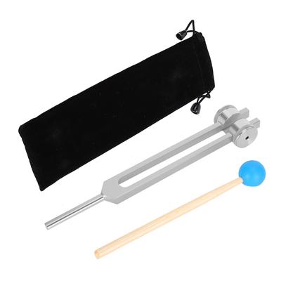 Lega di Alluminio 111Hz Forchetta di Accordatura Frequenza Yoga Meditazione Accordatura Forchetta Energetica Con MartelloArgento