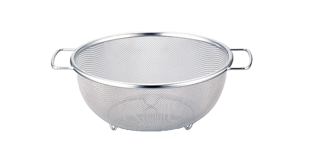 Kanei Kogyo Shapeline Handled Round Made in Japan Colander, 22cm, SH-008,