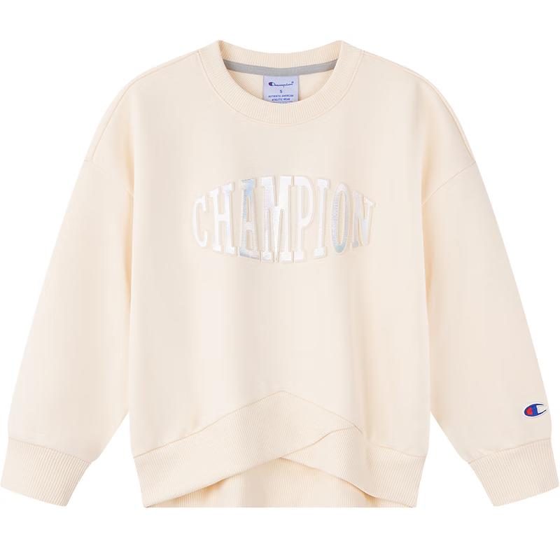 Champion Girls  Round Neck Laser Print Sweatshirt M