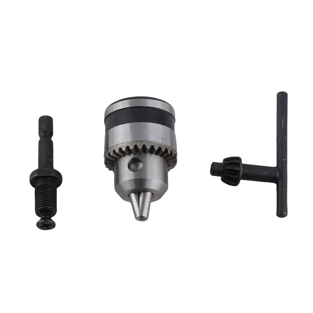 Light Wrench Drill Chuck 0.6-6.5MM 3Celsius8-24UNF + 1Celsius4 Hex Head 3Celsius8 Thread Rod
