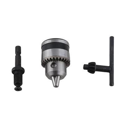 Light Wrench Drill Chuck 0.6 6.5MM 3 8 24UNF + 1 4 Hex Head 3 8 Thread Rod