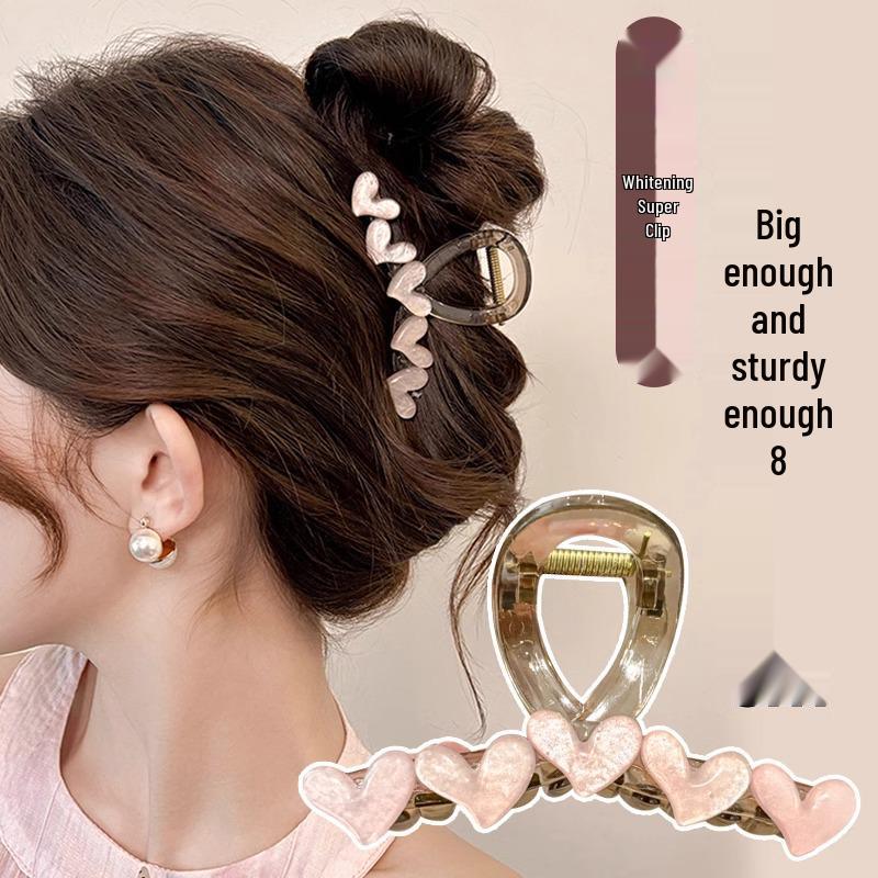2025 Elegant Large Hair Clip for Women - Chic Shark Design for Thick Hair
