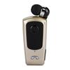 F920 Sports   Headset Earpiece Retractable Hands  Earphone (Black)