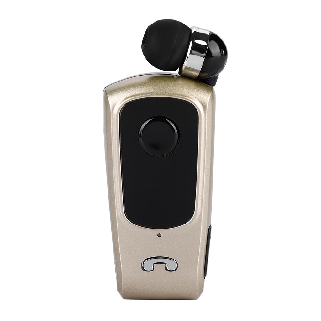 F920 Sports   Headset Earpiece Retractable Hands  Earphone (Black)