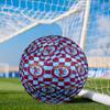 Aston Villa Crest Design Size 5 Soccer Balls, Anti-Slip, Protective Football, Outdoor Sport, Practice Games, Birthdays Gift Suitable for Fan