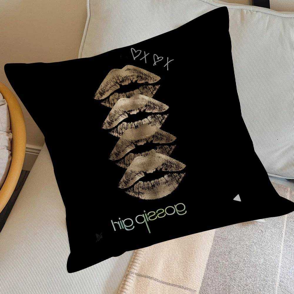 Pillowcases Home Bedding Decorative Pillow Cover Wedding Super Soft Pillow Case Movie G-Gossip G-Girl Logo