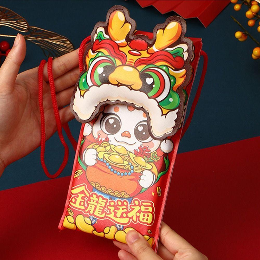 

Сумка на плечо 2024 Красный конверт Красный пакет Кошелек с деньгами на удачу Принадлежности для весеннего фестиваля