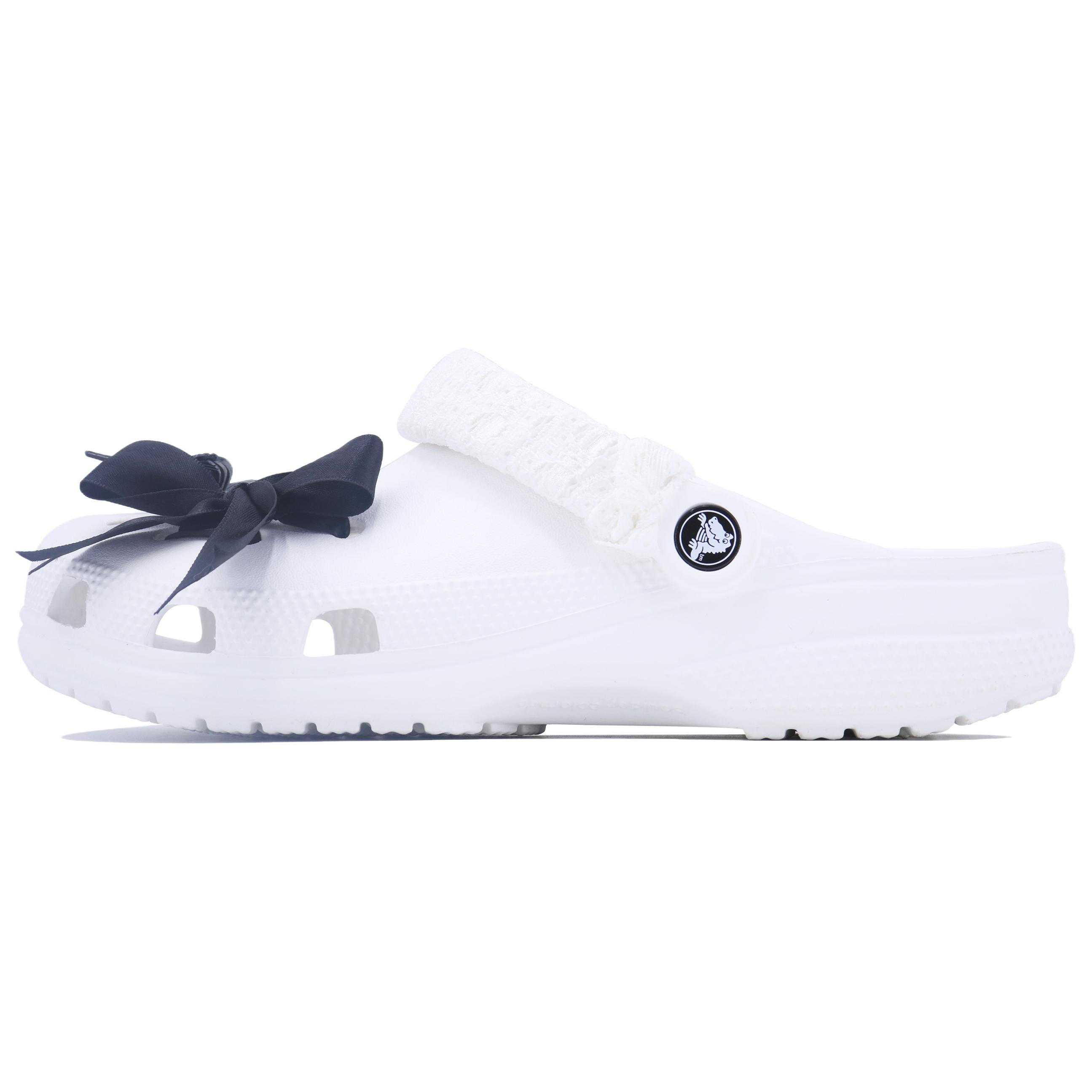 

Crocs Classic клоги Белый и Черный SDS EVA Повседневные и Удобные Простые и Универсальные Милые Премиальные Классические Обувь с Отверстиями Унисекс Белый 41-42 белый