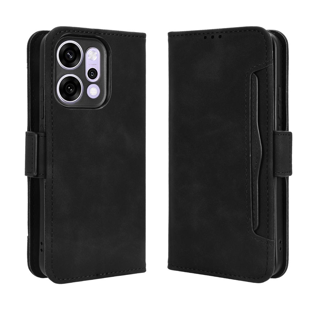 For Oppo Reno14 Pro 5G (Global) Leather Case Phone Wallet Cover with Multiple Card Slots