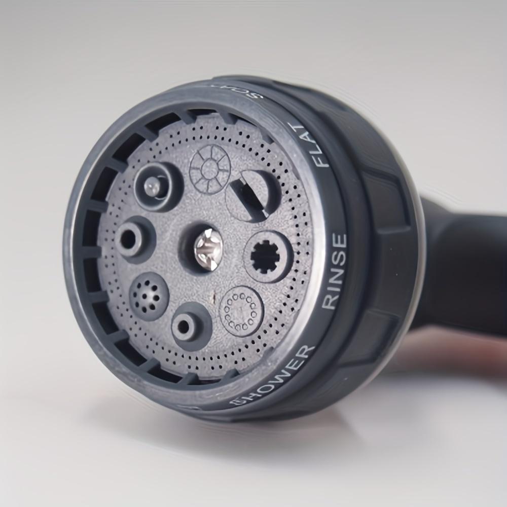 Pistol de pulverizare de grădină de înaltă presiune pentru udare în exterior - Duza reglabilă, Design ușor din plastic, Filet standard, Mânere portocalii și negre