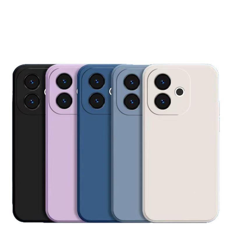 OPPO A5 Vitality Edition Solid Color Liquid Silicone Drop-proof Case