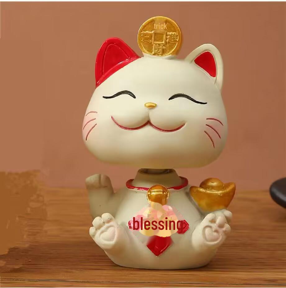 Personalized Desktop Cat Car Ornament - Center Console Doll Decoration