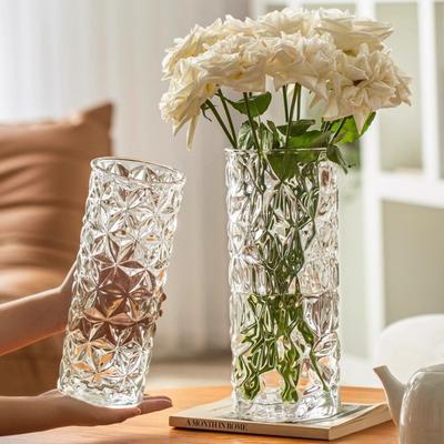 Luxe Gletsjerpatroon Glazen Vaas Transparant Creatieve Hydroponische Vaas Woondecoratie Esthetisch Vintage Woondecoratie Cadeau