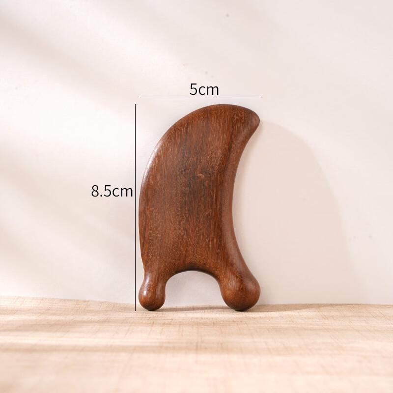 Golden Silk Sandalwood 2-in-1 Gua Sha & Nose Massager