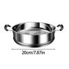 316 Stainless Steel Steamer Basket Kitchen Cooking Tool with Double Ear Steam Rack Safe Material Generic Drain Basket