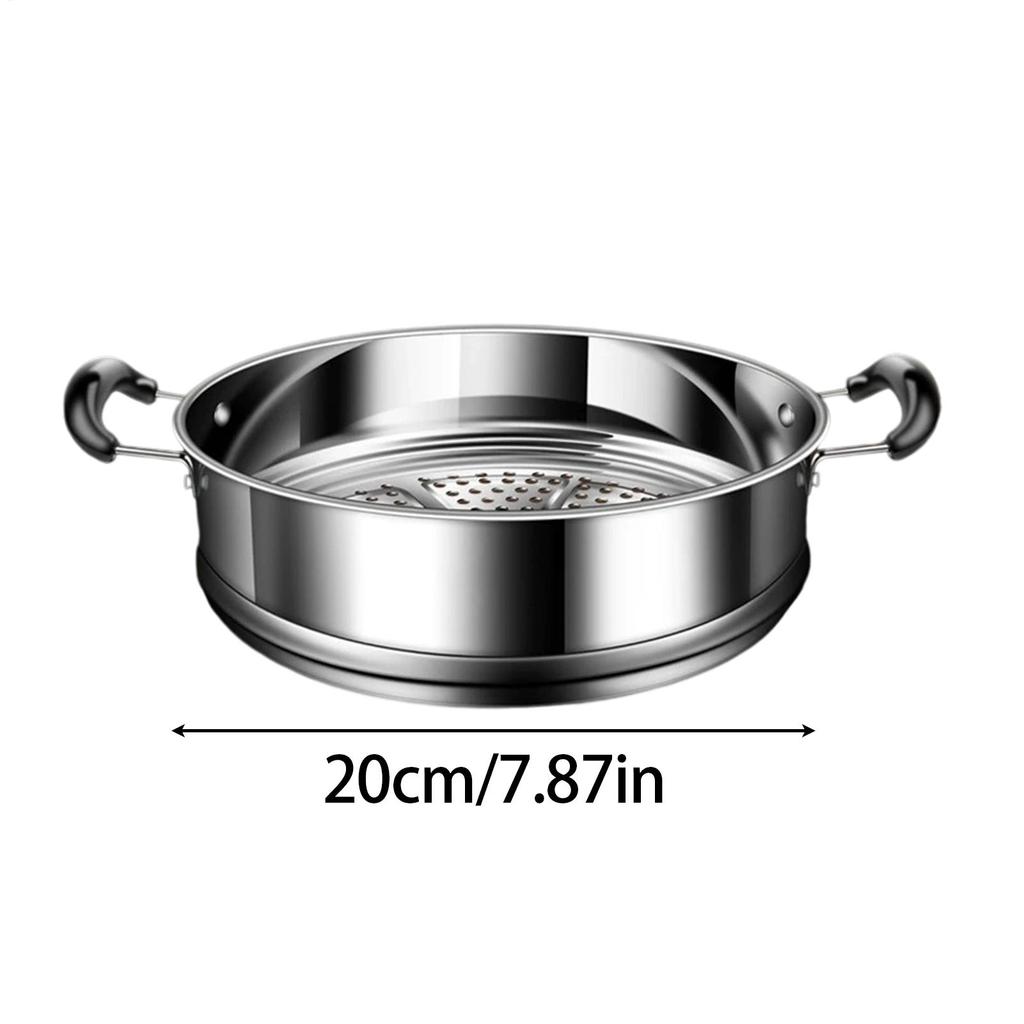 316 Stainless Steel Steamer Basket Kitchen Cooking Tool with Double Ear Steam Rack Safe Material Generic Drain Basket