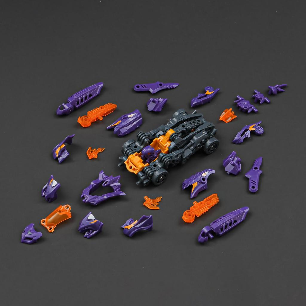52TOYS BEASTDRIVE BD-03 Naughty Saur, Transforming Action Figure, Painted Articulated Mecha Dinosaur, No Batteries, Collectible Toy